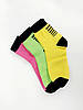 Бавовняні демісезонні шкарпетки в наборі 3 пари, яскравих кольорів, жіночі, 36-41 розмір, фото 4