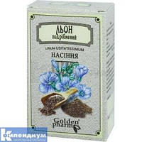 Подрібнене насіння льону 100г карт уп дієт добав