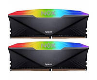 Модуль пам`ятi DDR4 2х16GB/3200 Apacer NOX RGB Black (AH4U32G32C28YNBAA-2)