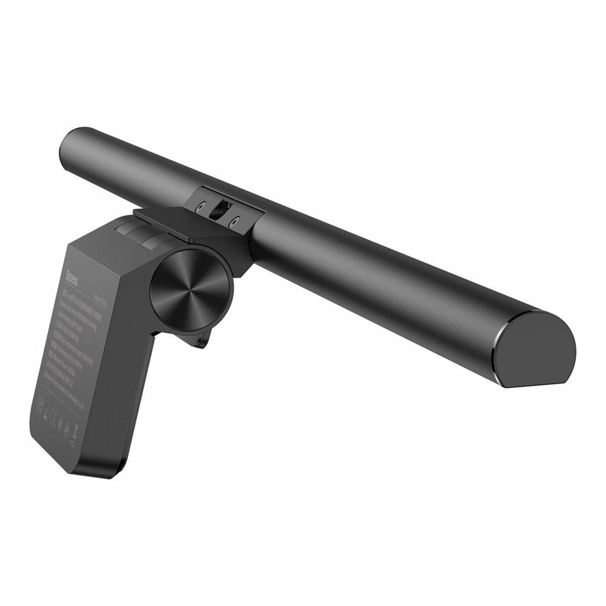 Лампа для монітора Baseus i-wok Series USB Asymmetric Light Source Screen Hanging Light (Youth) Black, фото 1