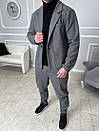 Класичний костюм чоловічий сірий піджак і демісезонні штани Mark, фото 3