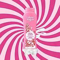 Гель для душу "Полуничний крем" - Tulipan Negro Strawberry Cream Shower Gel, 650 мл