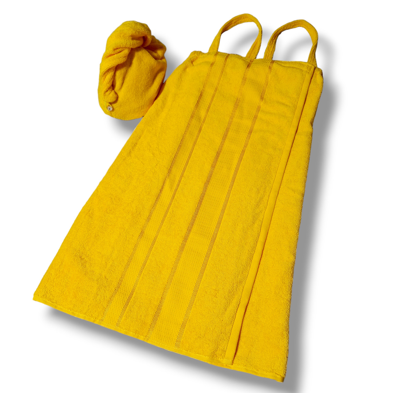 Жіночий комплект для бані (жовтий)