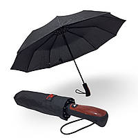 Чоловіча парасоля напівавтомат «Bellissimo» на 10 спиць #0450