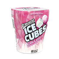 Жевательная резинка "Жвачка" ICE BREAKERS ICE CUBES Bubble Breeze Sugar Free Chewing Gum 40шт