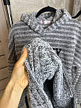 Жіноча піжама махрова, Комфортна жіноча тепла піжама, Тепла піжама на зиму Fellix, фото 3