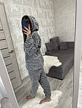 Жіноча піжама махрова, Комфортна жіноча тепла піжама, Тепла піжама на зиму Fellix, фото 5
