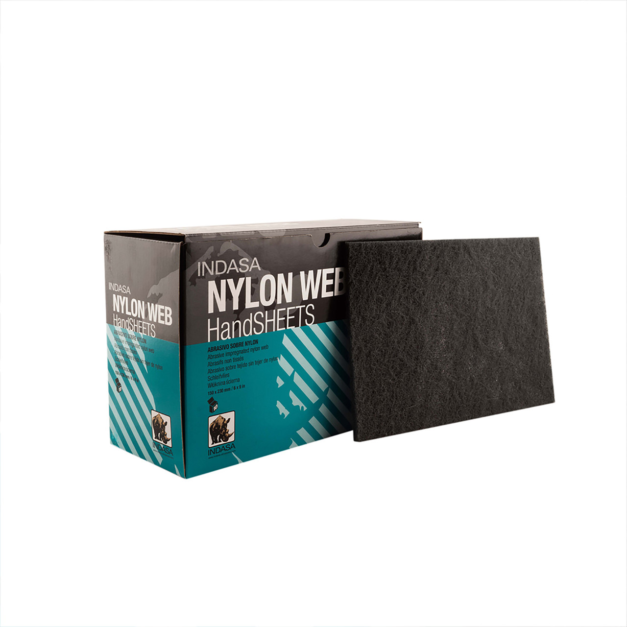 Скотч-брайт INDASA сірий P1000-P1500 NYLON WEB (Португалія) (10шт)