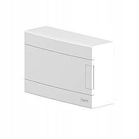 Щиток під 12 авт Schneider (зовнішній) з БІЛИМИ дверцятами