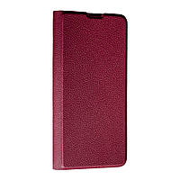 Чехол книжка Fibra case для Samsung Galaxy A54 бордовый