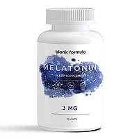 Мелатонин для улучшения сна 3 мг. 30 капс. bionic formula 30, Мелатонин 5 мг