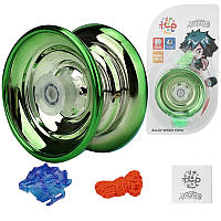 Игрушка Йо-Йо (Yo-Yo) металлическая для трюков зеленый цвет