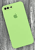 Чехол Silicone Case Full Camera (AA) для Apple iPhone 7 Plus мятный/mint