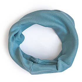 Шарф-снуд дитячий демісезонний DoRechi універсальний розмір 15х20 см (до 3-х років) Блакитний