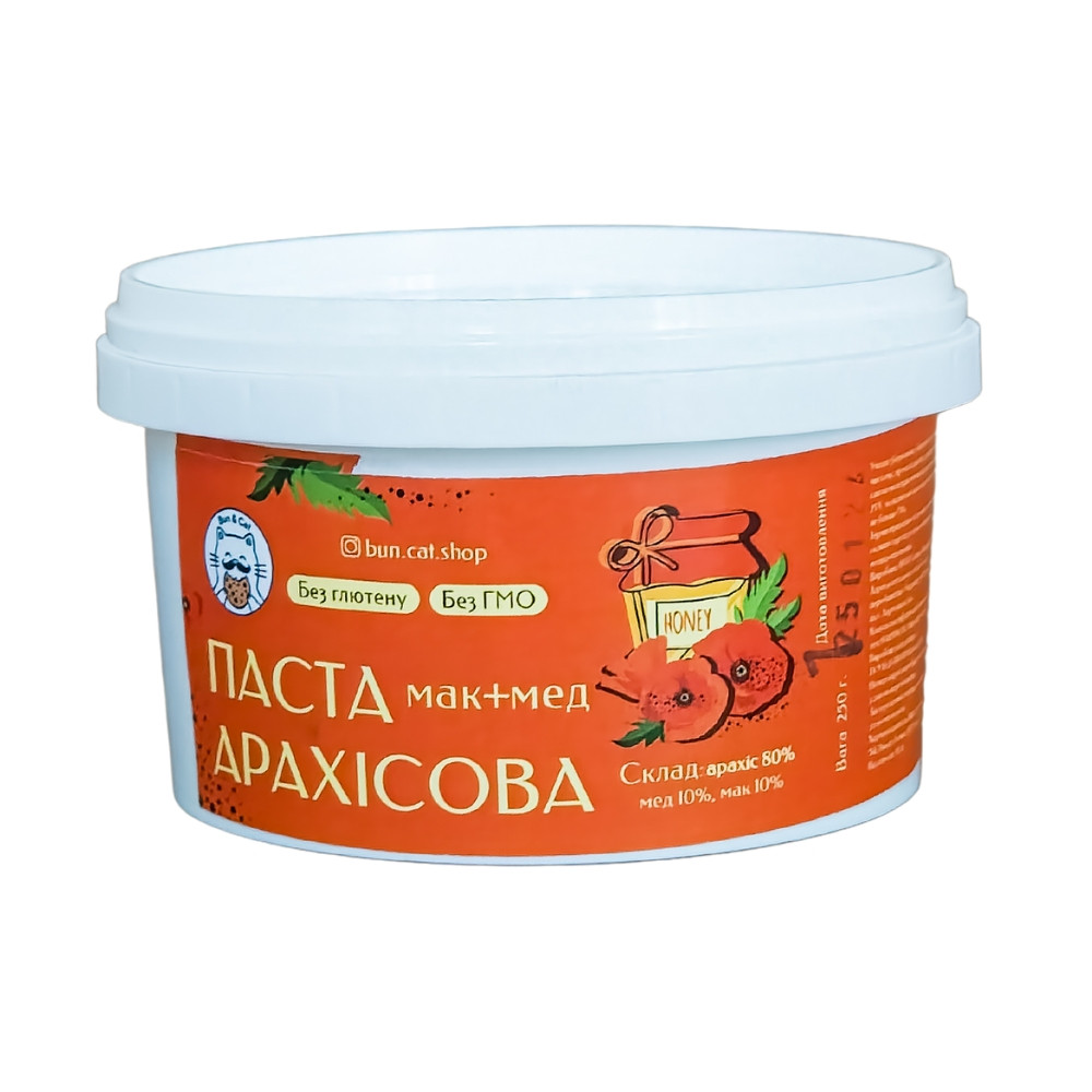 Арахісова паста з медом та маком, фото 1