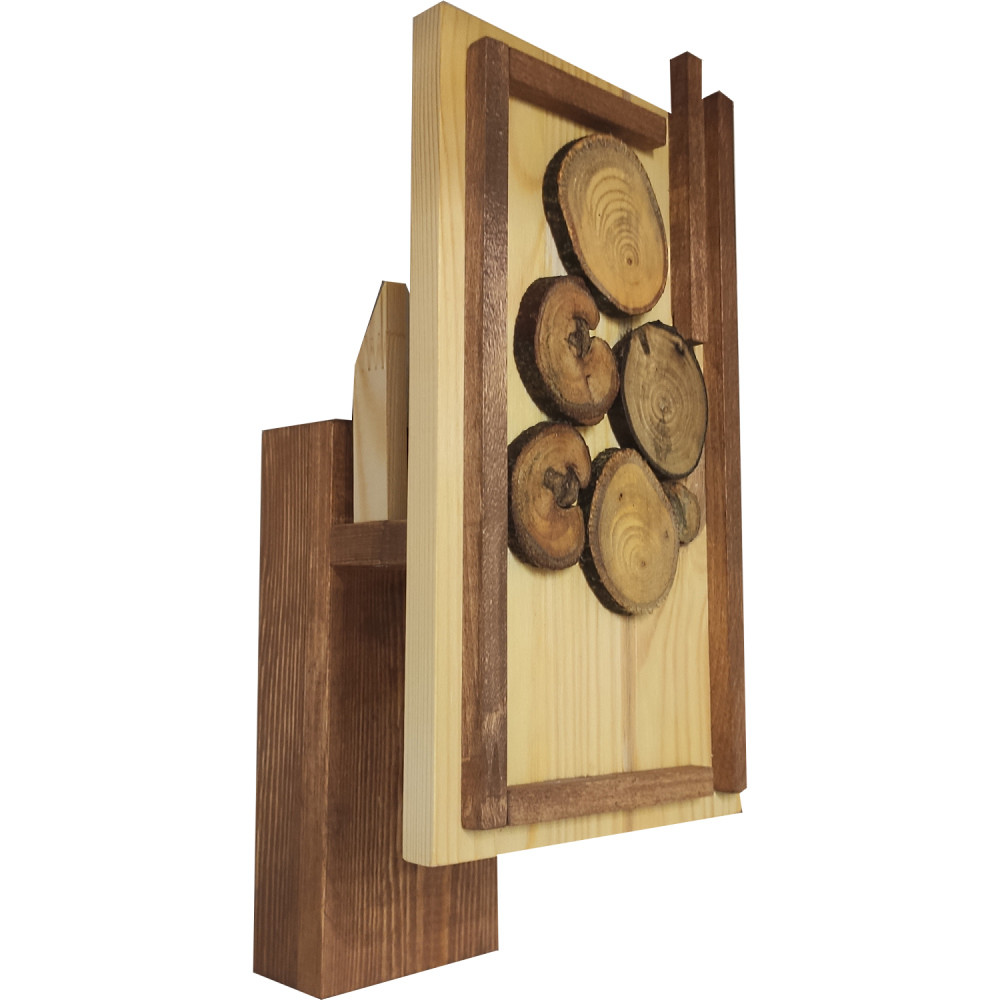 Бра в спальню над ліжком з дерева, фото 1