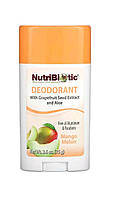 NutriBiotic, дезодорант, дыня с манго, 75 г