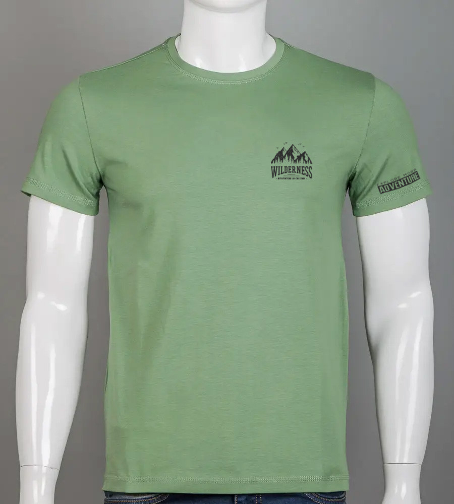 Футболка чоловіча Wilderness 2405м (Уп.4шт M-XXL), Оливковий