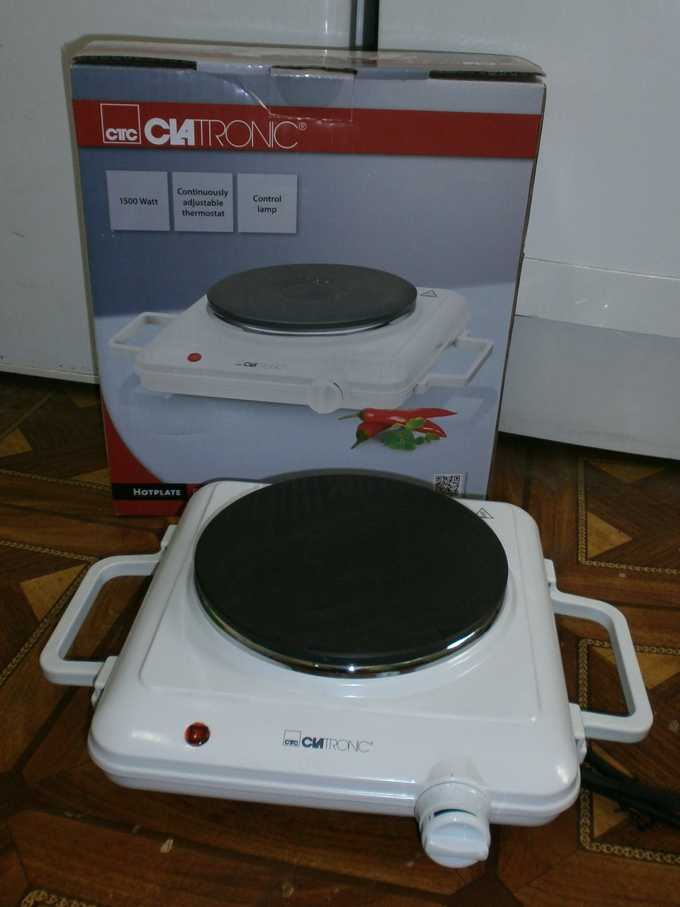 Нова німецька електрична плитка Clatronic EKP 3582 із Німеччини з гарантією