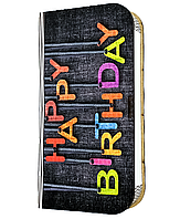 Шкатулка-конверт для денег с дерева "Happy Birthday" дизаййн 2, 20х11х2см