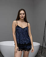 Жіночі піжами мармуровий велюр