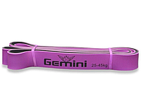 Резина для подтягиваний (лента силовая) Gemini 25-45 кг Фиолетовая (GP-0032)