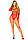 Боді Leg Avenue Crystalized fishnet bodysuit Red One Size, фото 3