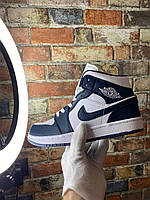 Jordan 1 Retro High Navy Blue/White 37