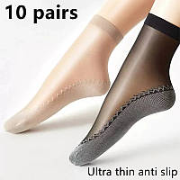 Капронові шкарпетки жіночі 10 пар 2 кольори