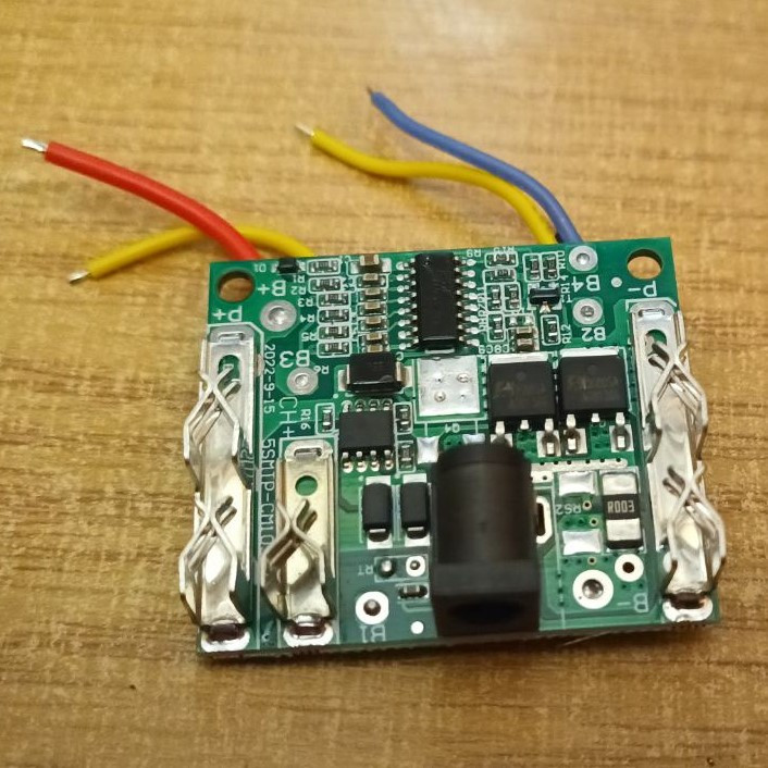 BMS Li-ion 5S 18/21 V 35A плата шурупокрута