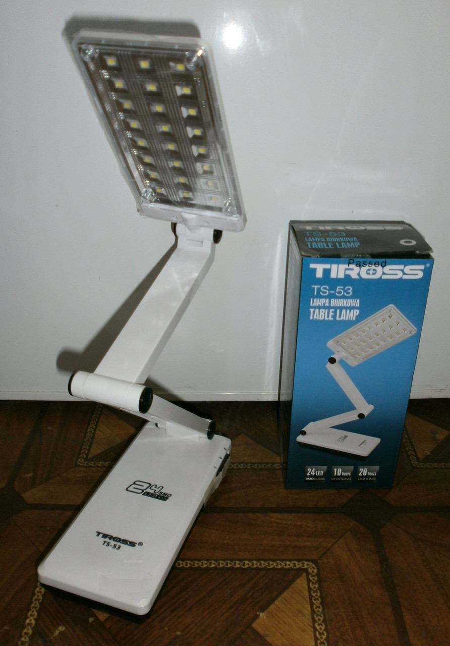 Нова акумуляторна настільна лампа з Європи Tiross TS53