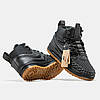 Чоловічі зимові кросівки Nike Lunar Force 1 Duckboot 17 Black Gum (Чорні) Взуття Найк Лунар Форс високі з хутром, фото 6