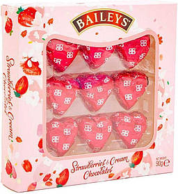 Шоколадні цукерки у формі серця Baileys Strawberry and Cream Hearts 90g
