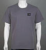Футболка батал TheNorthFace 2407б (Уп.4шт 3XL,4XL), Сірий, фото 3