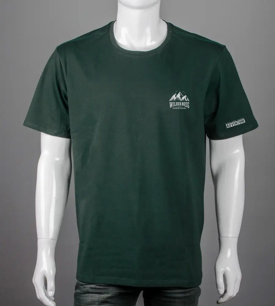 Футболка батал Wilderness 2405б (Уп.4шт 3XL,4XL), Темно-зелений