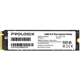 Накопитель SSD M.2 2280 256GB Prologix (PRO256GS380)