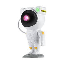 Ночник LED проектор зоряного неба астронавт XO CF1 Astronaut Star Projector Lamp White, фото 2