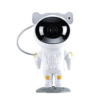 Ночник LED проектор зоряного неба астронавт XO CF1 Astronaut Star Projector Lamp White, фото 3