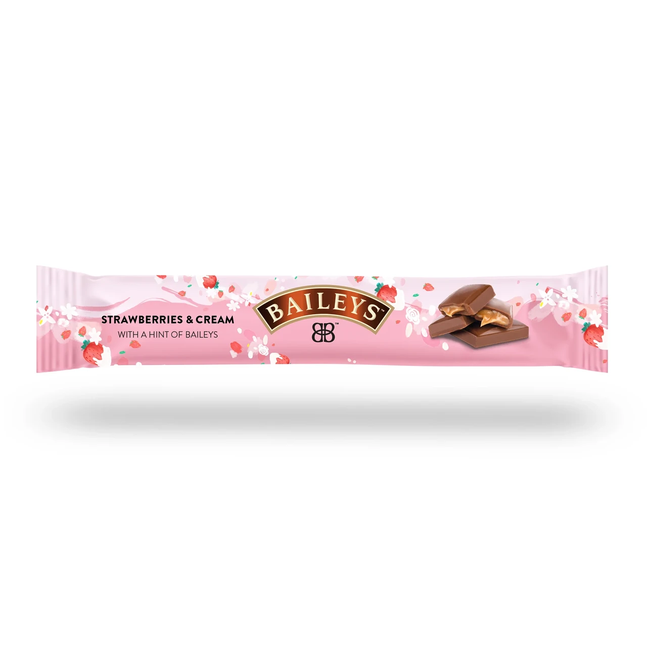 Шоколадний батончик Baileys Chocolate Strawberry Cream 35г, фото 1