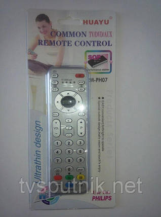 Універсальний Пульт Philips RM-PH07 (LCD / TV / DVD / AUX), фото 1