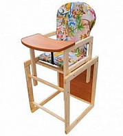 Детский деревянный стульчик стул для кормления