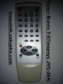 Пульт Bravis T-07 (корпус JVC-364)