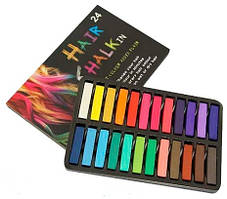 Крейда для волосся Hair Chalk, 24 шт.