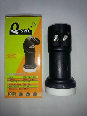 Супутниковий конвертор Q-SAT QK-02 (2вихода), фото 1