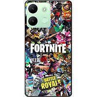 Силіконовий чохол бампер для Infinix Smart 7 HD з картинкою Fortnite Фортнайт