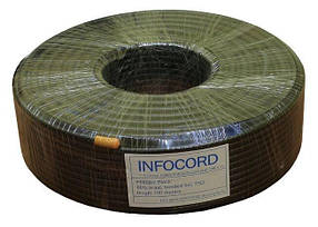 Телевізійний кабель Infocord F660BV Black (100 метрів)