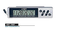 Часы автомобильные с выносным термометром VST 7067 (VST 7066)