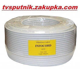 Тонкий телевізійний Коаксіальний кабель Infocord 3с2v