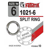 Заводное кольцо Fanatik 1021-6 №6 (10шт)