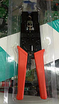 Обжимний інструмент для RG58 RG59 RG6, Роз'єм F BNC-RCA, фото 6